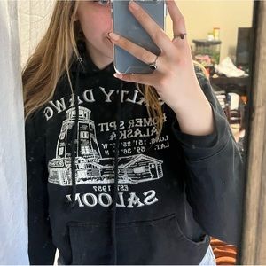 Black Salty Dog Saloon Hoodie
